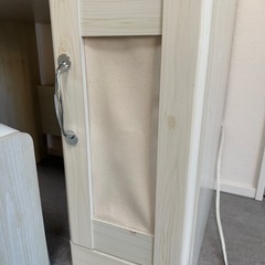 三面鏡ドレッサー(スツール付き)  ホワイトの画像