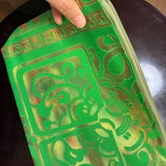 着物　リメイク　ポーチ　新品　和装　帯　ワンピース　ハンドメイドの画像