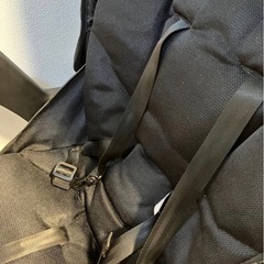 極美品！　カトージ　2人でゴーDX ブラック レインカバー付きの画像