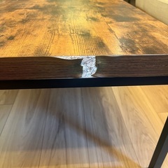 【ニトリ】ビンテージ風ローテーブルの画像