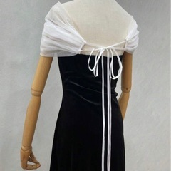 ドレス つけ袖 ショール 紐 の画像