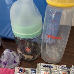 ミルトンセット、哺乳瓶　ミルク　ベビー用品まとめ売りの画像