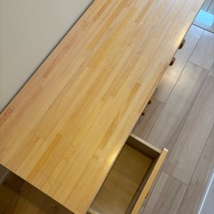 収納　木製チェスト　ベンチボックスの画像