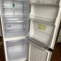 NO B830🌈福岡市内配送設置無料✨🌈SJ-PD27D-T 冷蔵庫 プラズマクラスター冷蔵庫 ブラウン系 [271L /2ドア /右開きタイプ] の画像