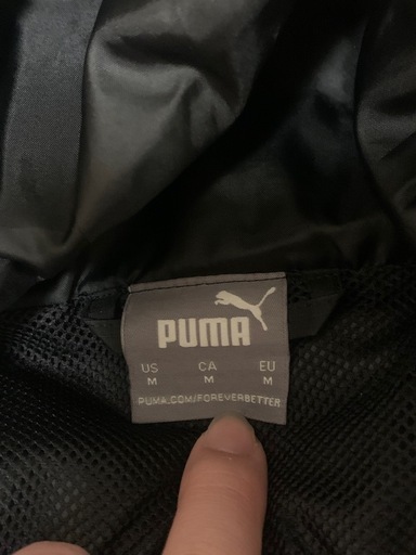 PUMA迷彩マウンテンパーカー
