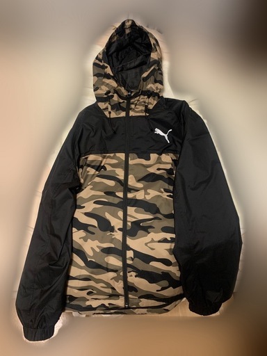 PUMA迷彩マウンテンパーカー