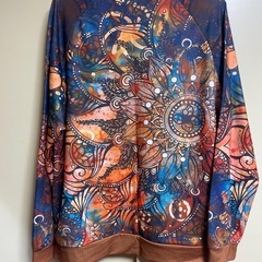 総柄 長袖トップス XXL
の画像