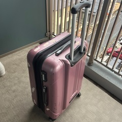 ボロボロのキャリーバッグ　Lサイズ　スーツケースの画像