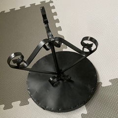 （お取引き中）モザイクタイル　ガーデンサイド小テーブル　花台の画像