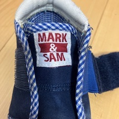 【おまけ】ネイビー スニーカー 14センチの画像