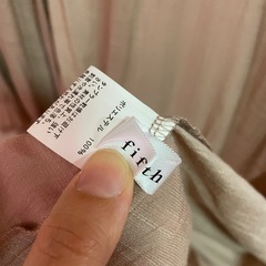【fifth】 リネンライクロングシャツの画像