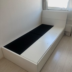 シングルベッド マットレス付き ニトリ？ の画像