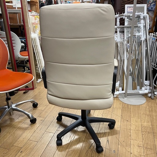 ニトリ ワーキングチェア 合成皮革 状態良好 中古
