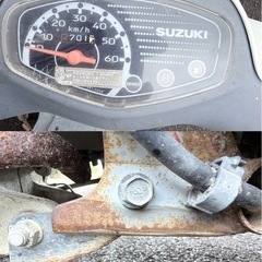 スズキ レッツ4 CA45A ジャンク品 压缩あり 中古 売切!!の画像