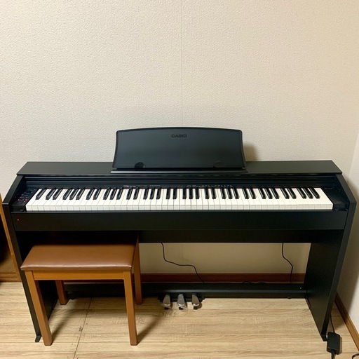 CASIO Privia PX-770BK カシオ プリヴィア 電子ピアノ 茶色イス付き 2020年製