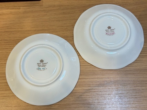 A8058【ロイヤルアルバート】レディアスコット レディカーライル カップ ソーサー ペア