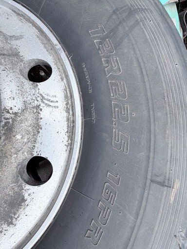 12R22.5 アルミホイールヨコハマSUPER STEEL RY237 12.5mm 大型バス