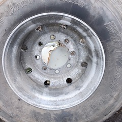 12R22.5 アルミホイールヨコハマSUPER STEEL RY237 12.5mm 大型バスの画像