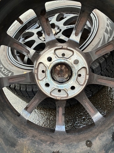 LM SPORT スタッドレス付きアルミ195/55R16 4本セット