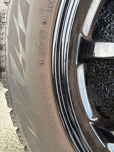 LM SPORT スタッドレス付きアルミ195/55R16 4本セット