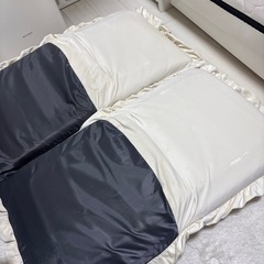 Francfrancカラン フロアチェア S ホワイトの画像