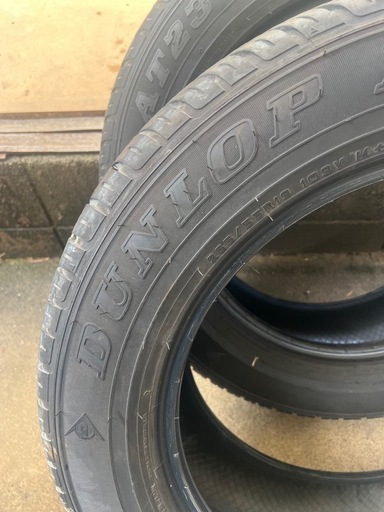265/55r19 109V ダンロップ(AT23)-42週2022年製ノーマルタイヤ2本セット(タイヤのみ)