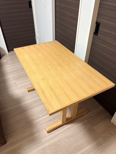 関家具　ダイニングテーブル　アモルⅡ　DT115 ダイニングテーブルアモルⅡDT115 (NB) 六丁の目のテーブル《こたつ