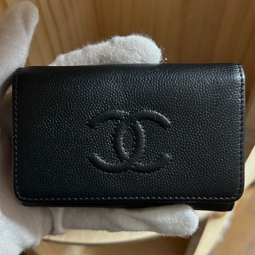 CHANEL キャビアスキン　4連キーケース