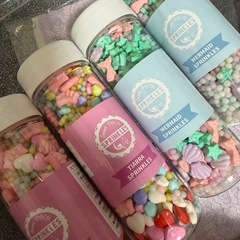 菓子様トッピング　スプリンクル　セット6本
の画像