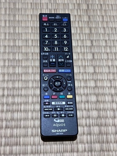 SHARP 　24インチ　テレビ　リモコン付