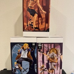 ワンピース　 ルフィ & サボ &エース　grandistaフィギュアセットの画像