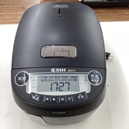 【半年間動作保証付き】Tiger 圧力IH炊飯ジャー 2022年製 16,500円