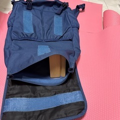 障害者他　青いカバン　リュックの画像