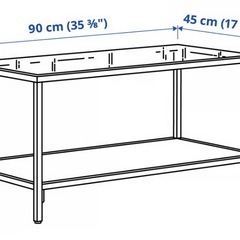 IKEA イケア　綺麗なローテーブル　の画像