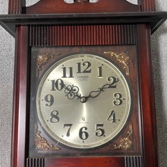 シチズン　CITIZEN 柱時計　掛け時計　動作未確認の画像