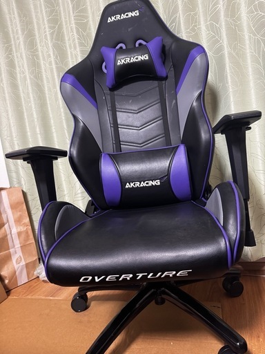 お取り引き中　AKRacing Overture ゲーミングチェア パープル