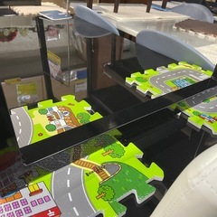 ダイニチテーブル テーブルのみ 合板 金属製脚 ホワイト 中古   の画像