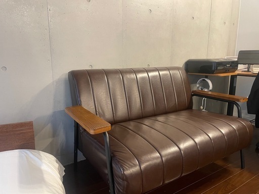 【値下げしました】美品　ニトリ　2人掛けソファー　Nシールド【浜松市内引取限定】