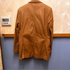 上下メンズ革ジャンの画像