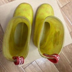 くまの学校　長靴　17cmの画像