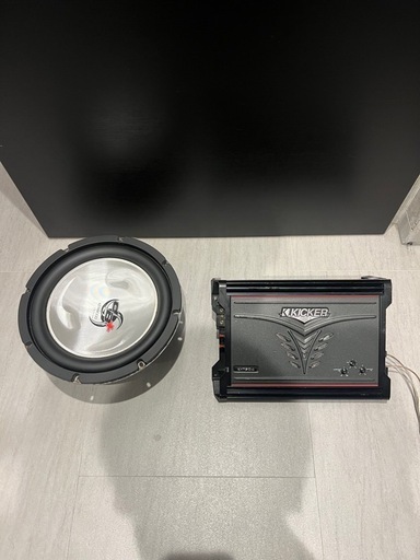 （受付ストップ）kicker アンプ　　ウーファーオマケ