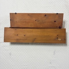 【美品】ヴィンテージ　ウォールシェルフ　ウォールラック　木製　壁掛け棚　飾り棚の画像