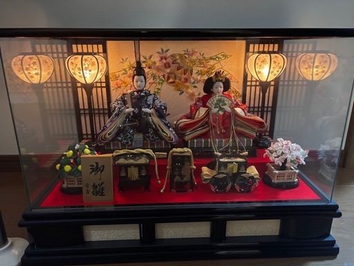 ひな祭り　雛人形　ほぼ未使用品　