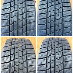 超バリ山 波残り GOODYEAR ICE NAVE6 グッドイヤー アイスナビ シックス 225/50R17 94Q スタッドレスタイヤ 冬タイヤ 4本セットの画像