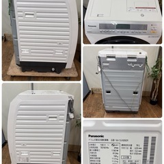 R417 ☀️ ジモティー限定特別価格！ Panasonic / パナソニック ドラム式洗濯乾燥機 (洗濯：11.0㎏ 乾燥：6.0㎏) 19年製 NA-SVX890R ⭐ 動作確認済 ⭐ クリーニング済の画像