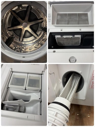 【?買取市場 6ヶ月保証】R417 ☀️ ジモティー限定特別価格！ Panasonic / パナソニック ドラム式洗濯乾燥機 (洗濯：