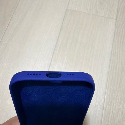 iPhone16 Apple純正スマホケース　ブルー