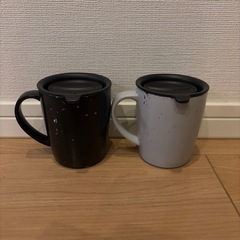 HARIO フタ付き保温マグ ペアセットの画像