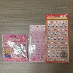 【正規品】キティ　ボンボンドロップシールmini　おはじき タイルシールの画像