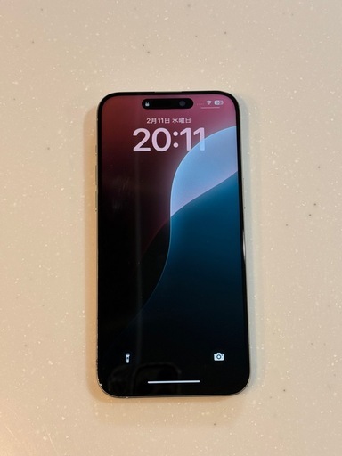 【美品】iPhone 15 Pro Max 256GB ホワイトチタニウム 92% 修理歴あり 沖縄